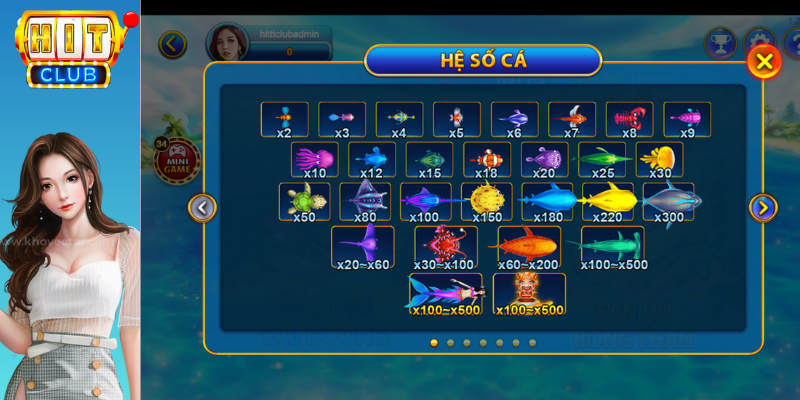 chơi bắn cá hitclub