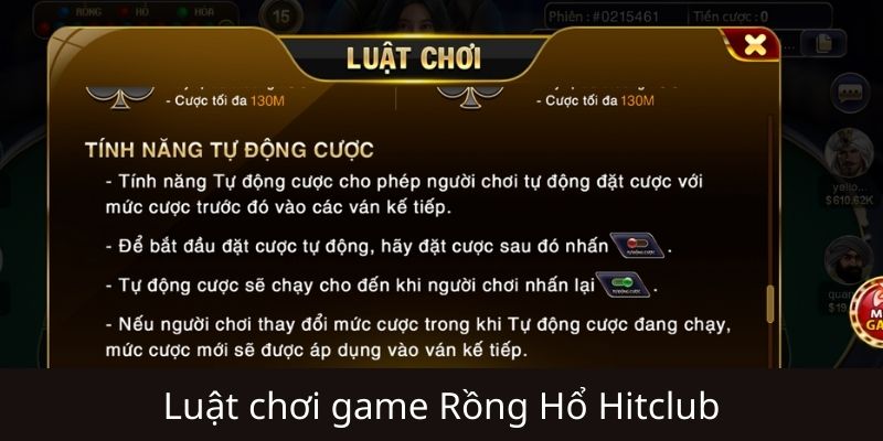 Luật chơi Rồng Hổ Hitclub cho người mới