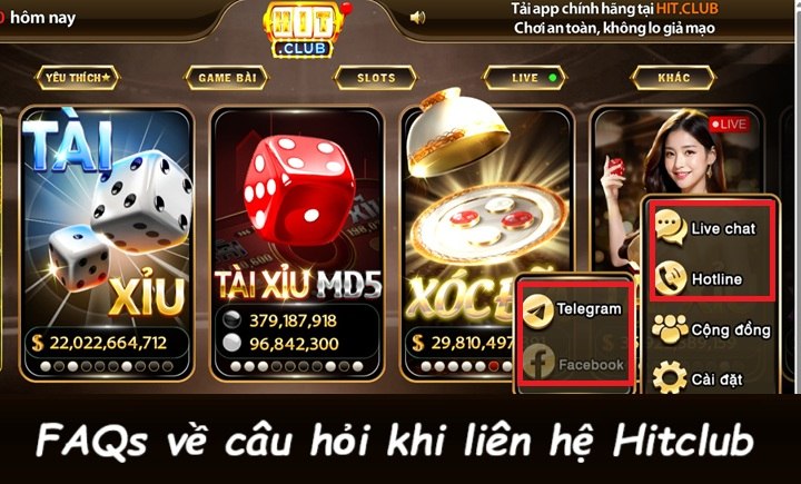 Game thủ có điều gì thắc mắc về kênh liên hệ Hitclub?