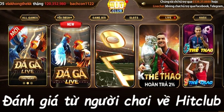 Đánh giá thực tế từ cộng đồng người chơi về Hitclub